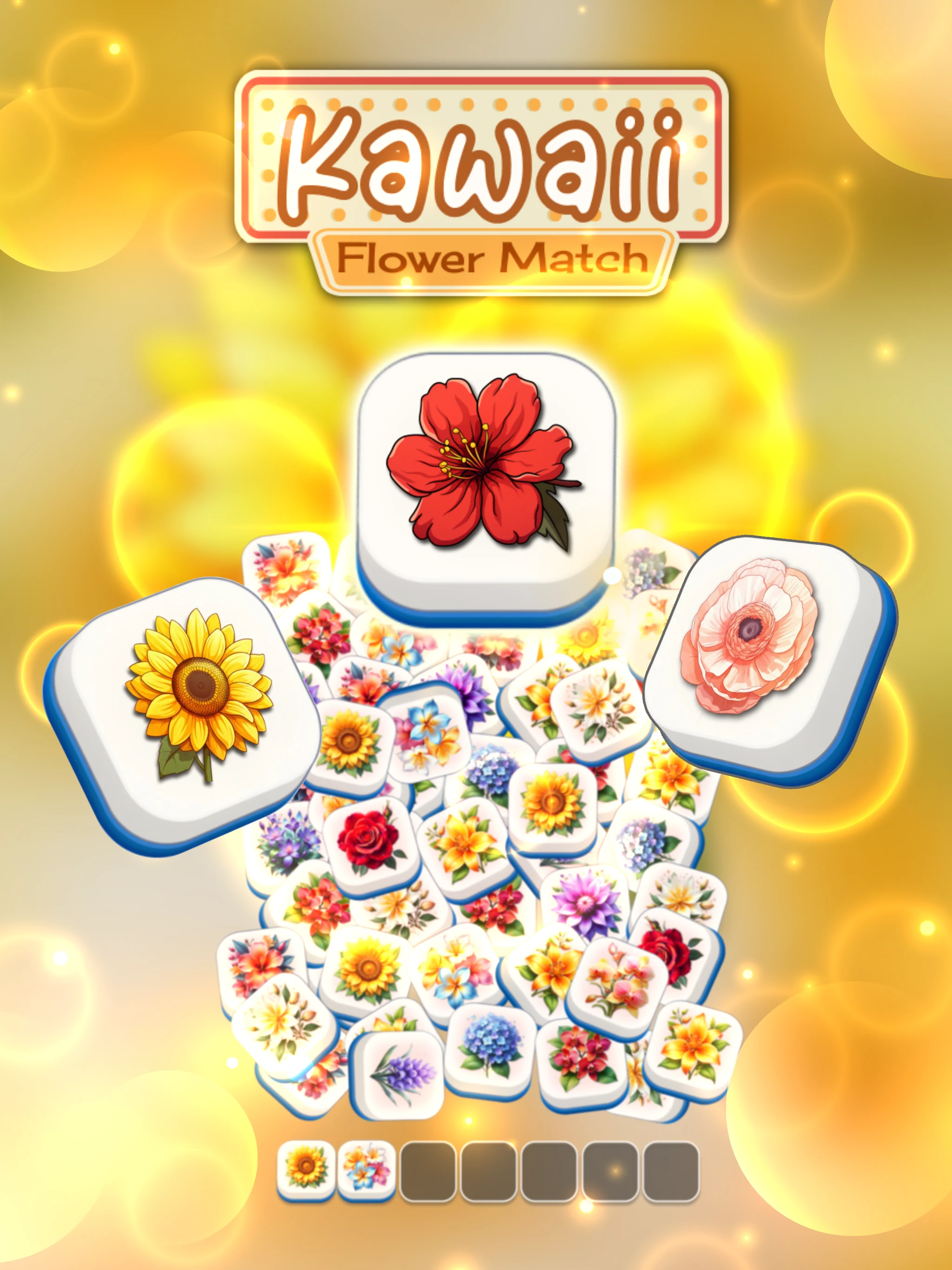 Kawaii Flower Match screenshot