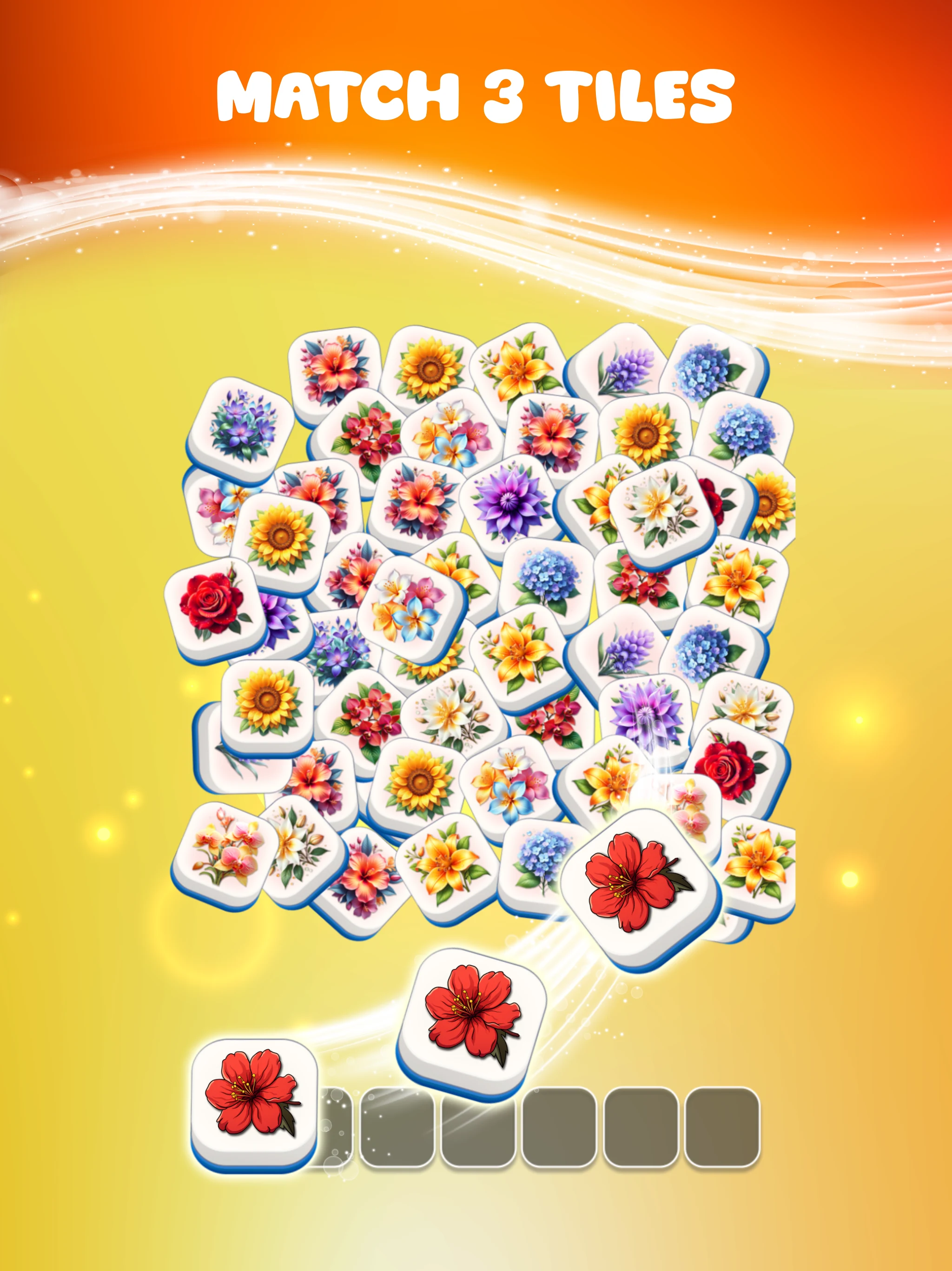 Kawaii Flower Match screenshot