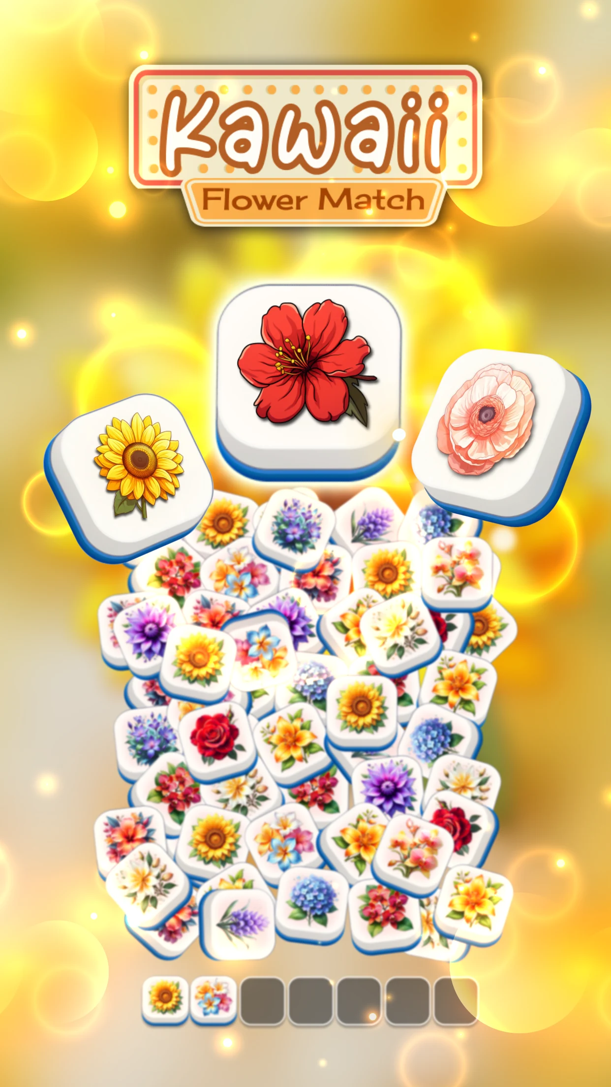 Kawaii Flower Match screenshot